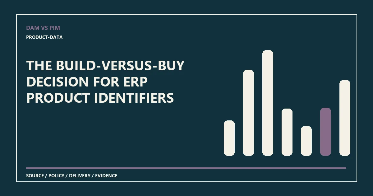 The build-versus-buy decision for ERP product identifiers