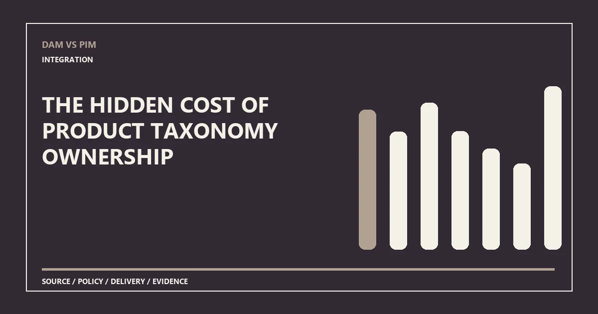 The hidden cost of product taxonomy ownership