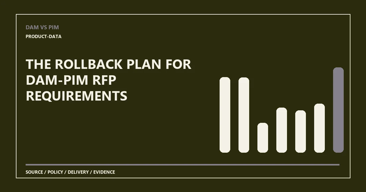 The rollback plan for DAM-PIM RFP requirements