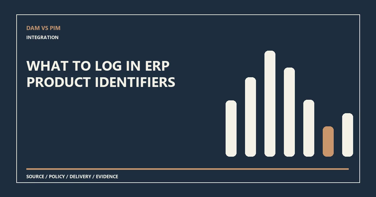 What to log in ERP product identifiers
